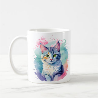 Kleurrijke Cat Mok