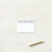 Kleurrijke Cat Prints Lined Post It Notes (Op bureau)