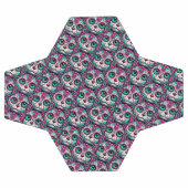 Kleurrijke Cat Sugar Skull Voetbal (Enkel)