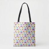 Kleurrijke Catboat Pattern Whitewater Gear Tote Bag (Voorkant)
