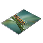 Kleurrijke Caterpillar Dew Notitieboek (Linkerzijde)