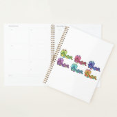 Kleurrijke Caterpillar personages leuk grillig Planner (Display)