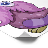 Kleurrijke Caterpillar personages leuk grillig Poster (Hoek)