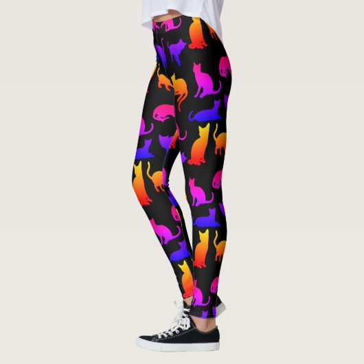 Kleurrijke Cats Design Leggings (Links)