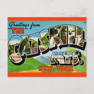 Kleurrijke Catskill Mountains Groeten Briefkaart