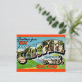 Kleurrijke Catskill Mountains Groeten Briefkaart (Staand voorkant)