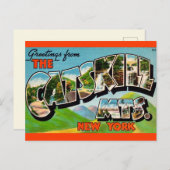 Kleurrijke Catskill Mountains Groeten Briefkaart (Voorkant / Achterkant)