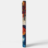 Kleurrijke Cavalier King Charles Portret Case-Mate iPhone Case (Achterkant / Links)