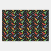 Kleurrijke cello Muzieknoten inpakpapier vellen (Voorkant 2)