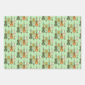 Kleurrijke Cello Patroon Wrapping Papier Bladen Inpakpapier Vel (Voorkant 2)