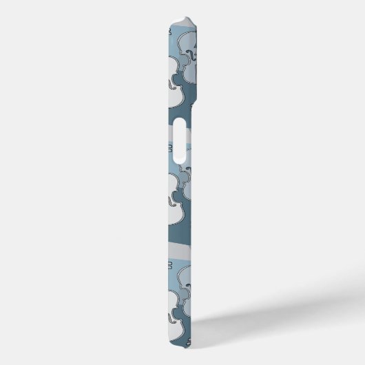 Kleurrijke Cello Pattern Hoesje-Mate iPhone Case (Achterkant / Rechts)