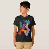 Kleurrijke Cellos T-shirt (Voorkant volledig)