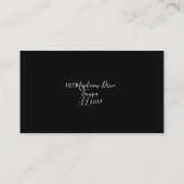 Kleurrijke Cercle Minimalist Cool standaard Visitekaartje (Achterkant)