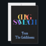 Kleurrijke Chag Sameach JoodseFeestdagGroet Feestdagenkaart<br><div class="desc">Een modern,  kleurrijk Chag Sameach tekstontwerp dat gelukkig feestdagen betekent,  is een geschikte groet voor veel van de verschillende Joodse feestdagen.</div>