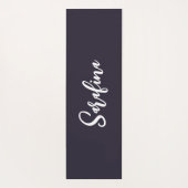 Kleurrijke Chakra Bloemen Gepersonaliseerd Yogamat (Achterkant)