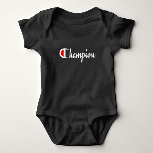 Kleurrijke Champion laag Romper (Voorkant)