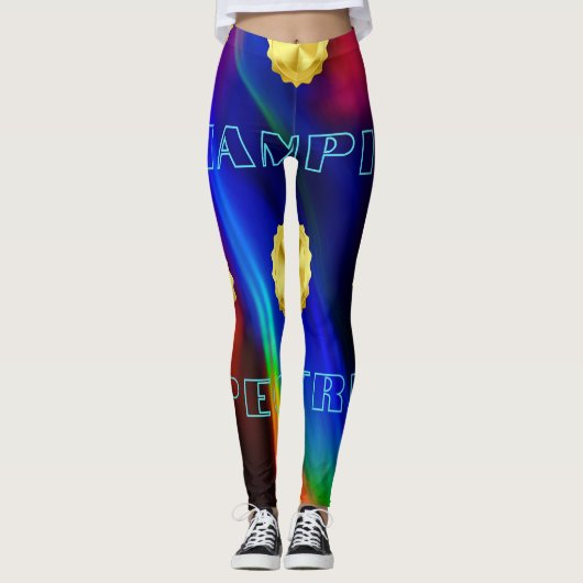 Kleurrijke Champion Spirit Leggings (Voorkant)