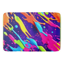 Kleurrijke Chaos in Abstracte Splatter