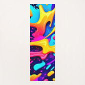 Kleurrijke Chaos Kunst Yogamat (Voorkant)