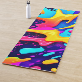 Kleurrijke Chaos Kunst Yogamat
