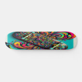 "Kleurrijke chaos" Persoonlijk Skateboard (Horizontaal)