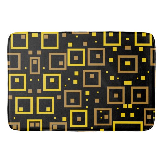 Kleurrijke Chaos: Willekeurige kleur Splashes Badmat (Voorkant)