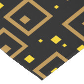 Kleurrijke Chaos: Willekeurige kleur Splashes Korte Tafelloper (Hoek)