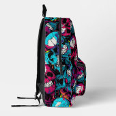 Kleurrijke chaotische schedel bedrukte rugzak (Links)