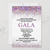 Kleurrijke Charity Ball Corporate Fondsenwervende  Kaart (Voorkant)