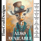 Kleurrijke Charmante Giraffe, Top Hat AE5L Decoupa Tissuepapier