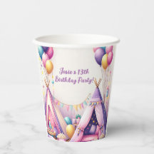 Kleurrijke Charming Teepee Verjaardag Sleepover Pa