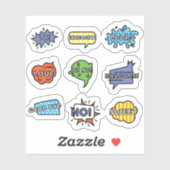 Kleurrijke chat Stickers (Vel)
