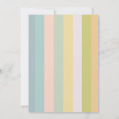 Kleurrijke Cheers & Beers Modern Paar Douche Kaart (Achterkant)