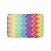 Kleurrijke Chevron Cute Rainbow-kleuren Textuur Badmat (Voorkant)