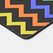 Kleurrijke Chevron Levendige Koele retro Leuk Patr Bureaumat (Hoek)