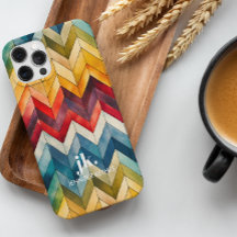  Kleurrijke Chevron Monogram Regenboog