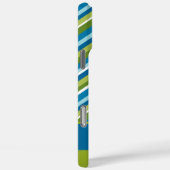 Kleurrijke Chevrons en groene blauwe aangepaste na Case-Mate iPhone Case (Achterkant / Rechts)