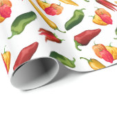Kleurrijke Chili paprika's Cadeaupapier (Rol Hoek)