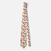 Kleurrijke Chili paprika's Stropdas (Voorkant)