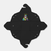 Kleurrijke chimpansee met telefoon- bedankdoosjes (Uitgevouwen)