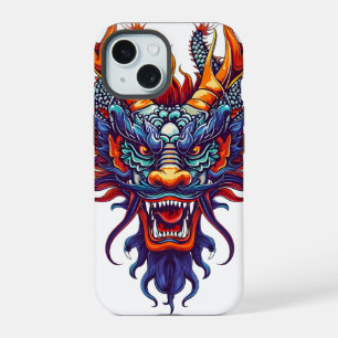Kleurrijke Chinese Draak iPhone 15 Case