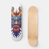 Kleurrijke Chinese Draak Persoonlijk Skateboard (Voorkant)