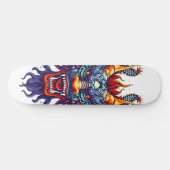 Kleurrijke Chinese Draak Persoonlijk Skateboard (Horizontaal)
