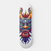 Kleurrijke Chinese Draak Persoonlijk Skateboard (Voorkant)