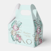 Kleurrijke Chinese Lantaarn & Lint Thema Bedankdoosjes (Achterkant)