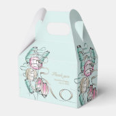 Kleurrijke Chinese Lantaarn & Lint Thema Bedankdoosjes (Voorkant Zijde)