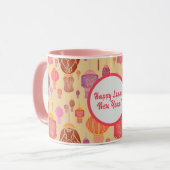 Kleurrijke Chinese Lantaarns Lunar Nieuwjaar Mok (Voorkant links)