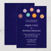 Kleurrijke Chinese Patroon Papier Lantaarns bruilo Kaart (Voorkant / Achterkant)