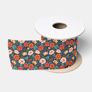 Kleurrijke Chinoiserie Satijnen Lint