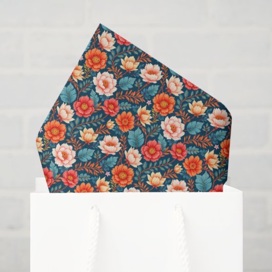 Kleurrijke Chinoiserie Tissuepapier (Cadeauzakje)